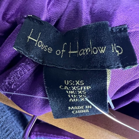 226. New House of Harlow 1960 Women’s Cargo Pants in Purple Size XS - Picture 9 of 11